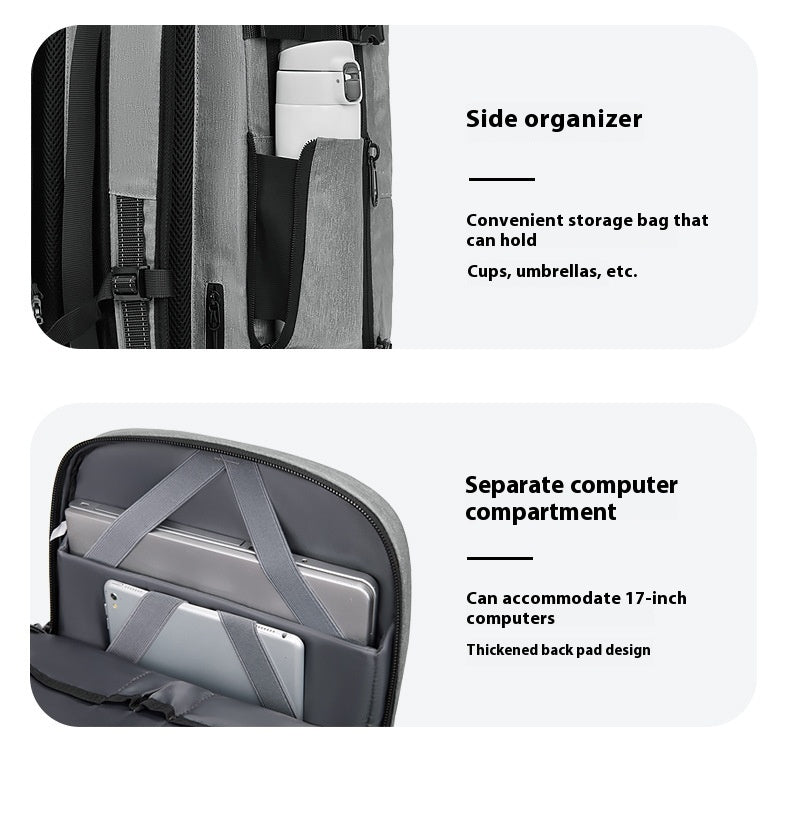 Multifunktionaler Reise-Rucksack mit Vakuum-Kompressionsfunktion"