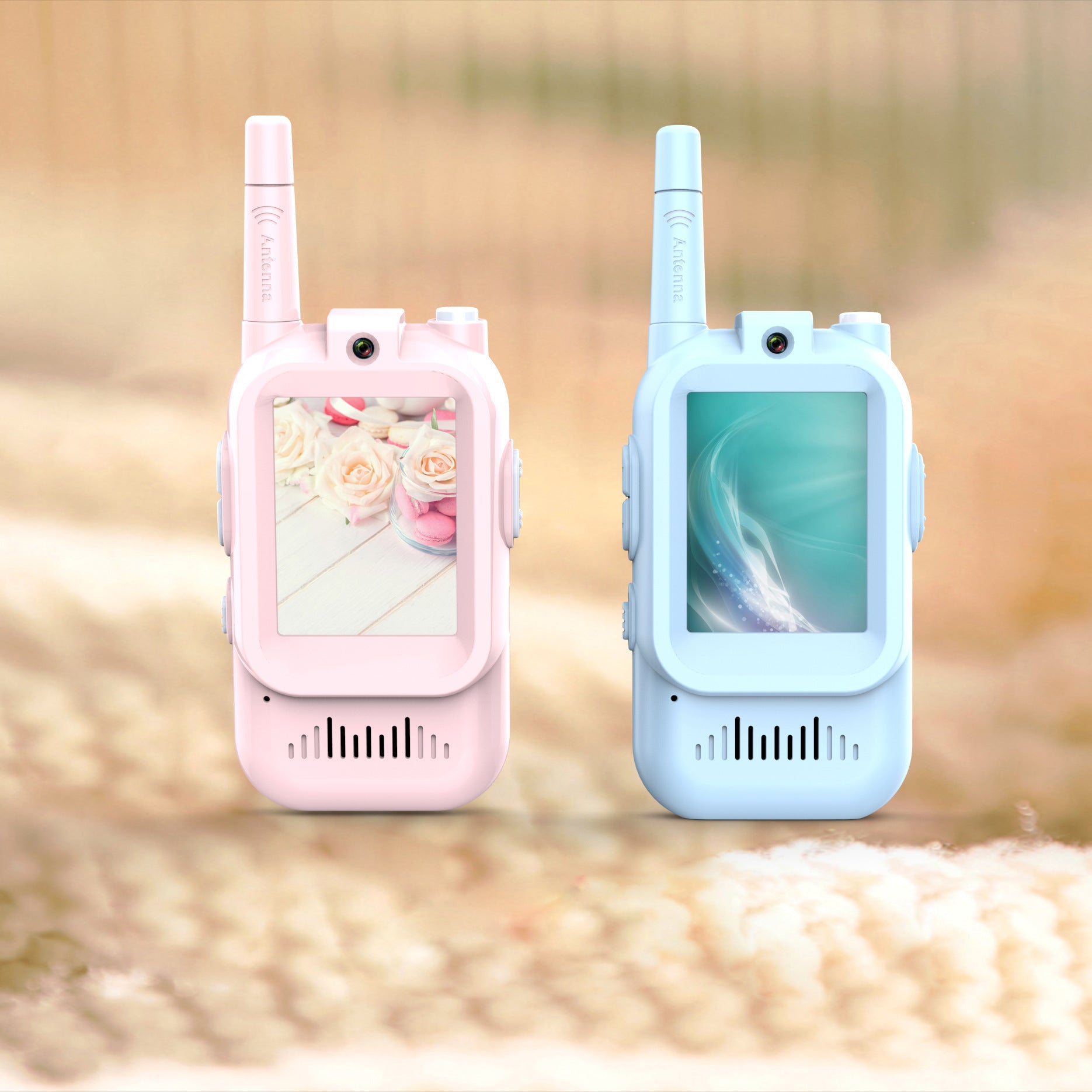 Kinder Video-Walkie-Talkie Set (2er-Pack, Akku)