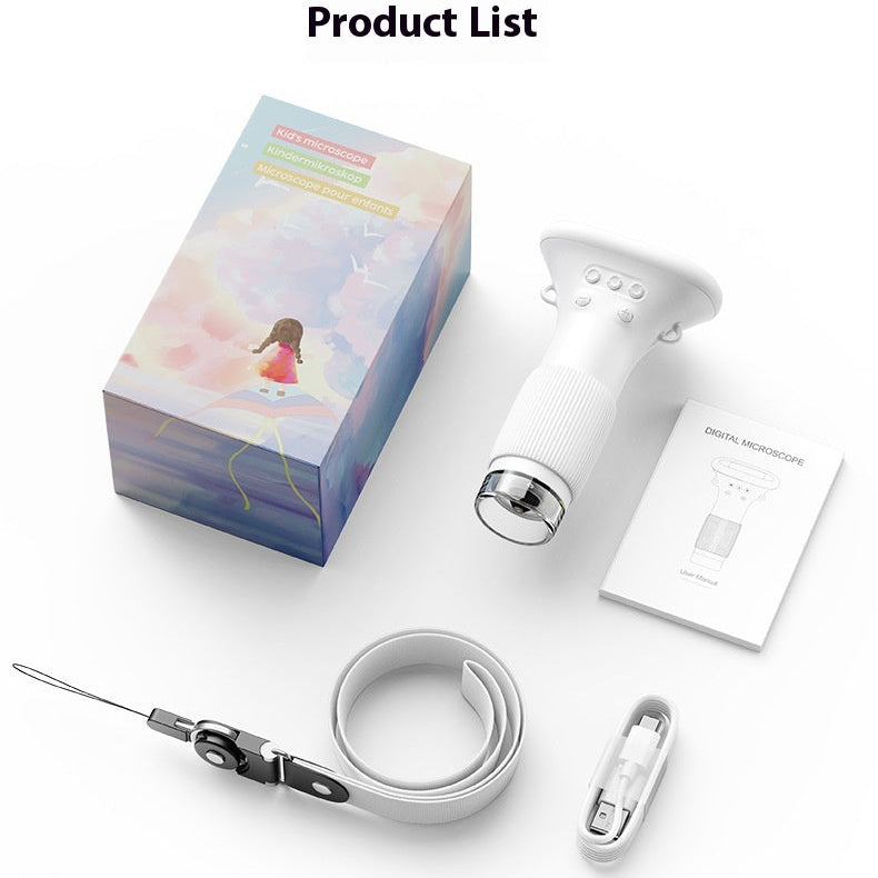 Tragbares Kindermikroskop