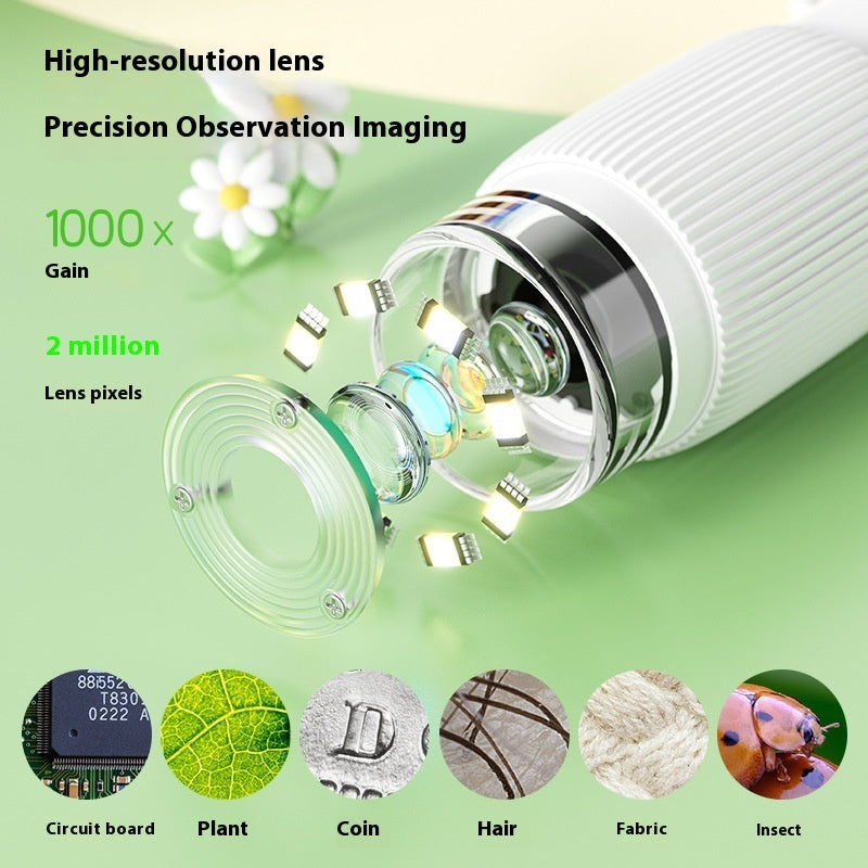 Tragbares Kindermikroskop